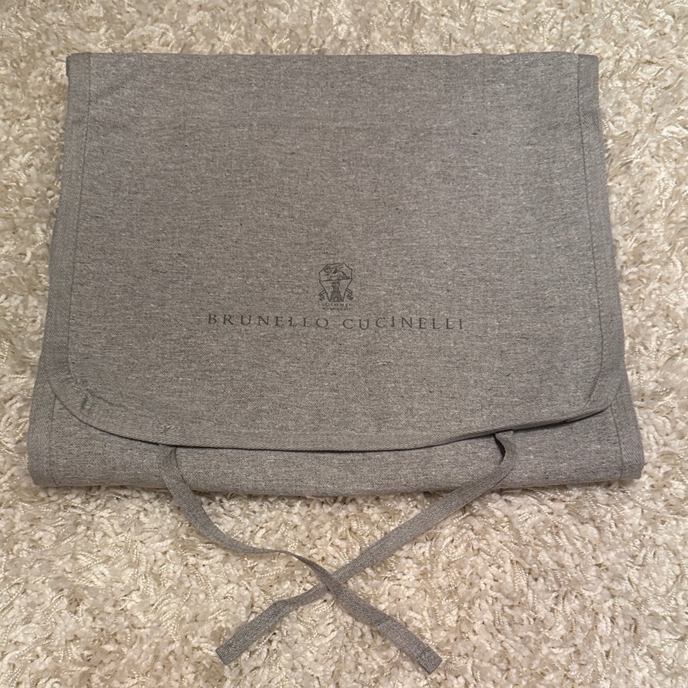 Brunello Cucinelli Charcoal Gray Protective Cover